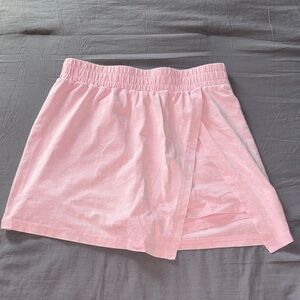 100% cotton light Pink Women's Skort